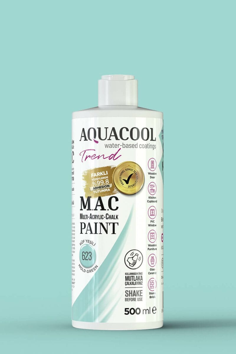 Aquacool Trend M.A.C Su Bazlı Boya 150 ML 151 623 kuf yesili aa 714