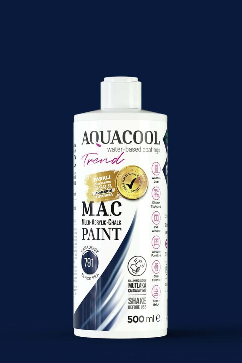 Aquacool Trend M.A.C Su Bazlı Boya 150 ML 150 791 karadeniz 0fa304