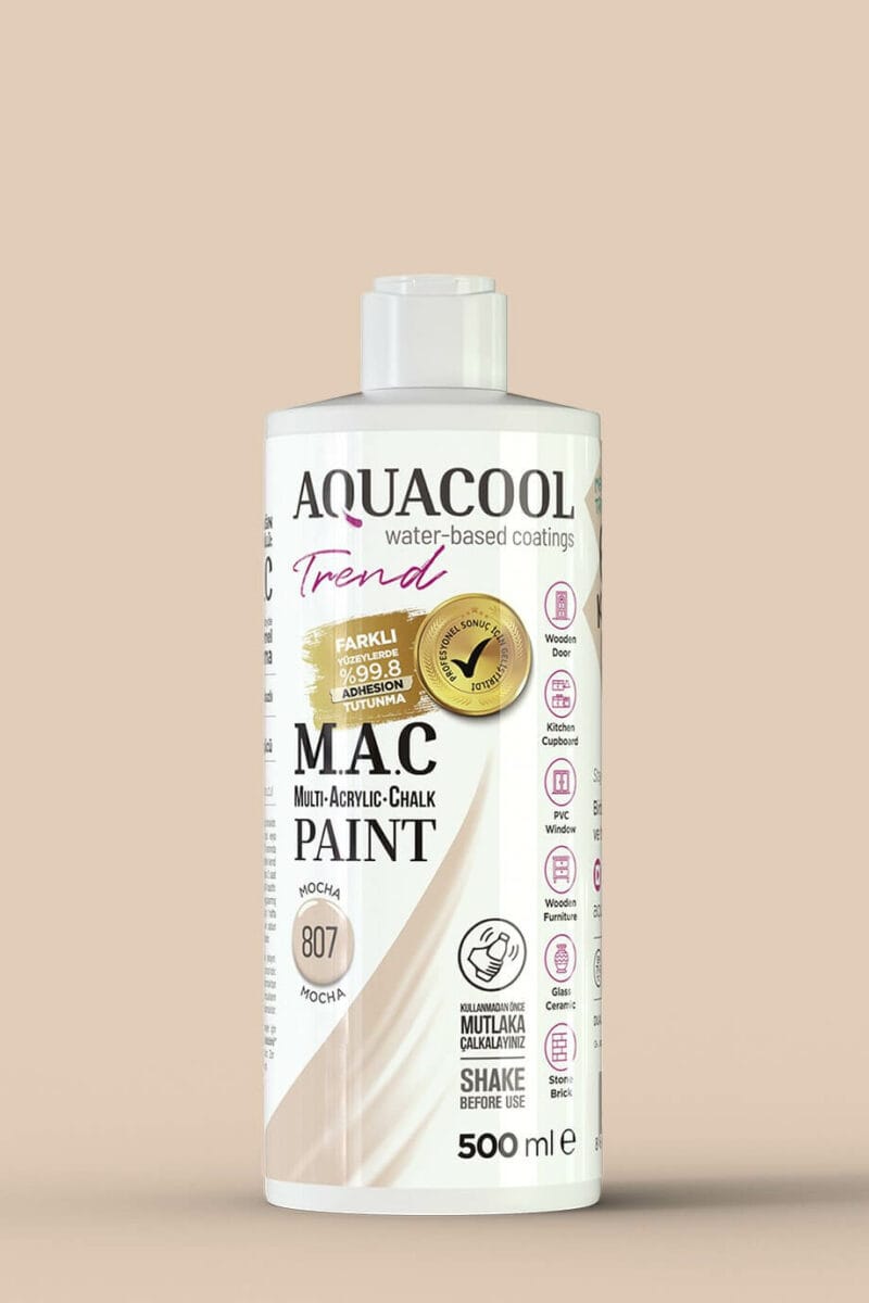 Aquacool Trend M.A.C Su Bazlı Boya 150 ML 147 807 mocha 6d4f83