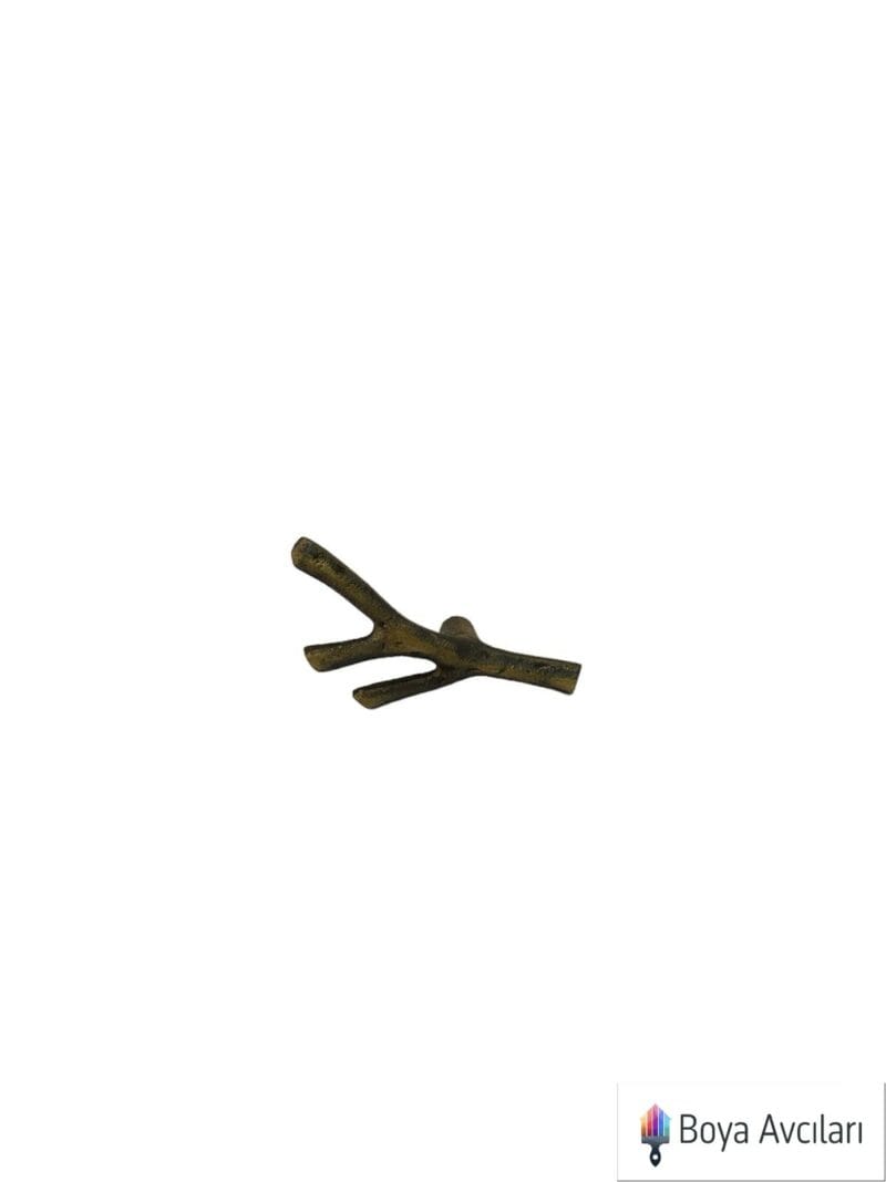 Bv 1827 Antik Altın Döküm Dallı Kulp