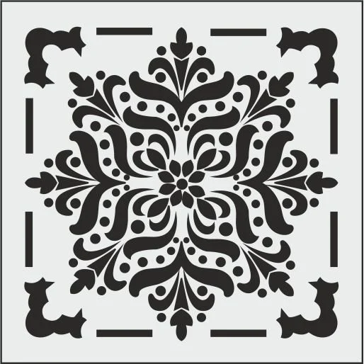 Boya Avcıları K 047 Stencil (25 x 25)
