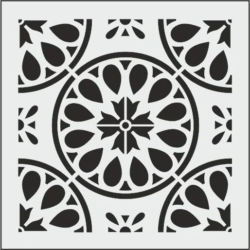 Boya Avcıları K 057 Stencil (25 x 25)