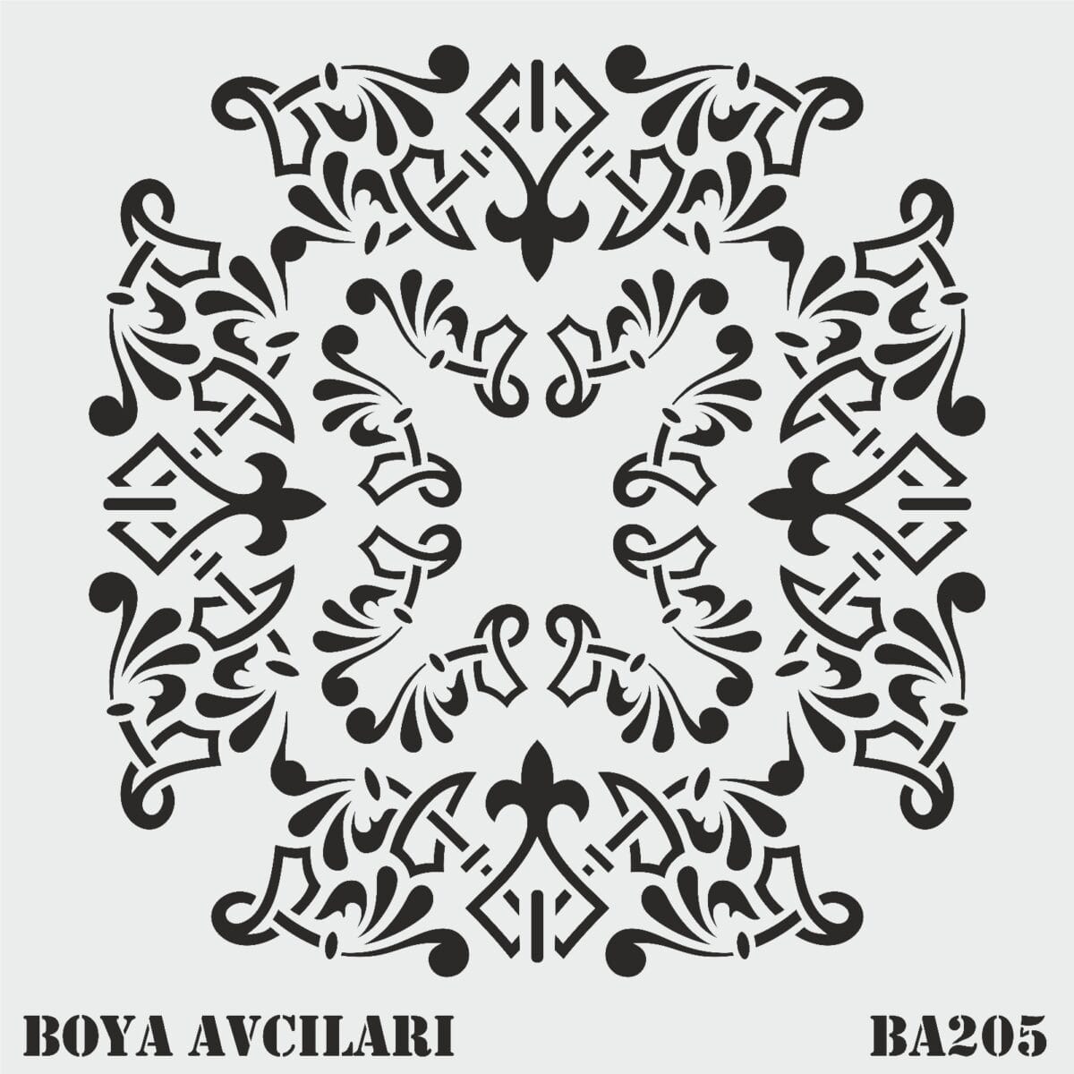 Boya Avcıları Yeni Stancil Satışa Sunuldu 1 BA 205 STENCIL 1