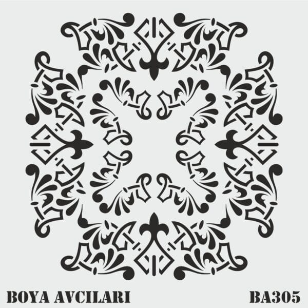 Boya Avcıları Ba 305 Stencil 40 x 40 Cm