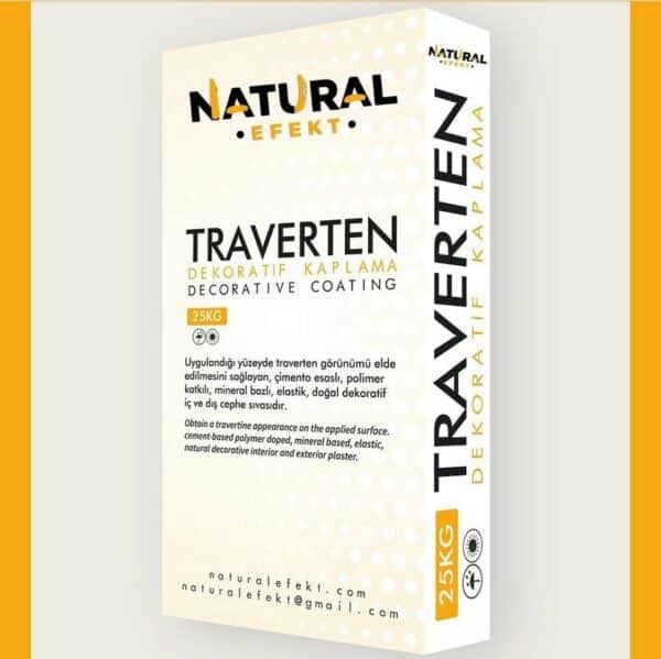 Natural Efekt Toz Traverten Dekoratif İç Cephe Sıvası