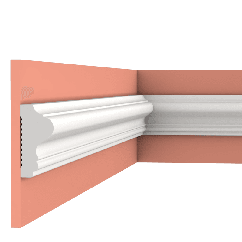 Vbr 6 Cm Polimer Boyanabilir Duvar Bordürü