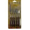 Palette Knives Metal Spatula 5li Set