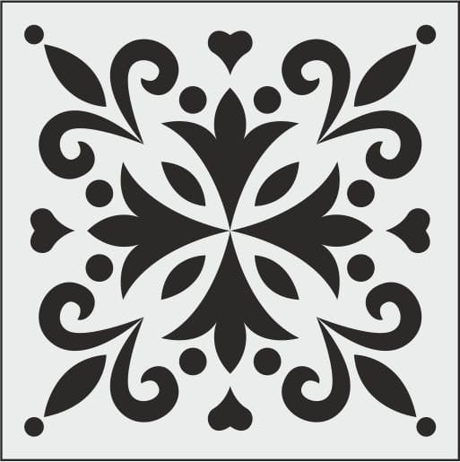 Boya Avcıları K 008 Stencil (25 x 25)