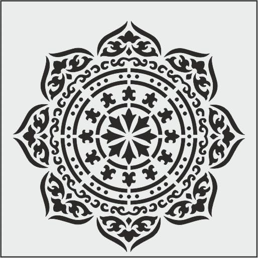 Alternative view of Boya Avcıları K 052 Stencil (25 x 25)